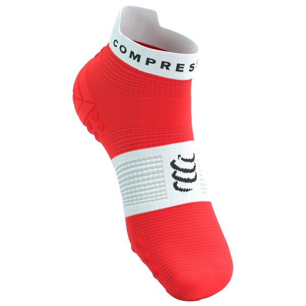 Compressport - Pro Racing Socks V4.0 Run Low - Laufsocken Gr T1 - EU: 35-38 rot von Compressport