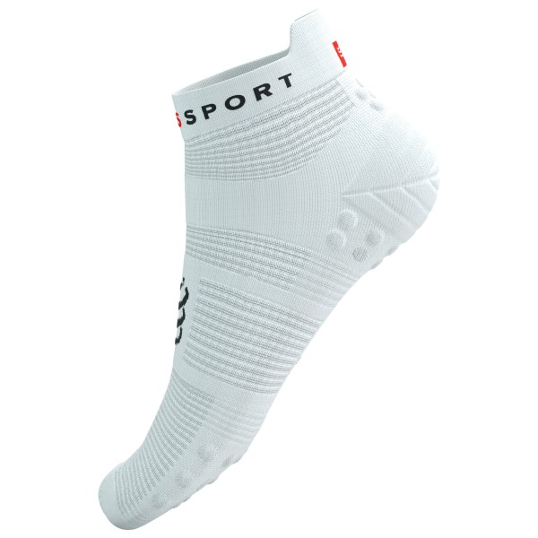 Compressport - Pro Racing Socks V4.0 Run Low - Laufsocken Gr T2 - EU: 39-41 grau von Compressport