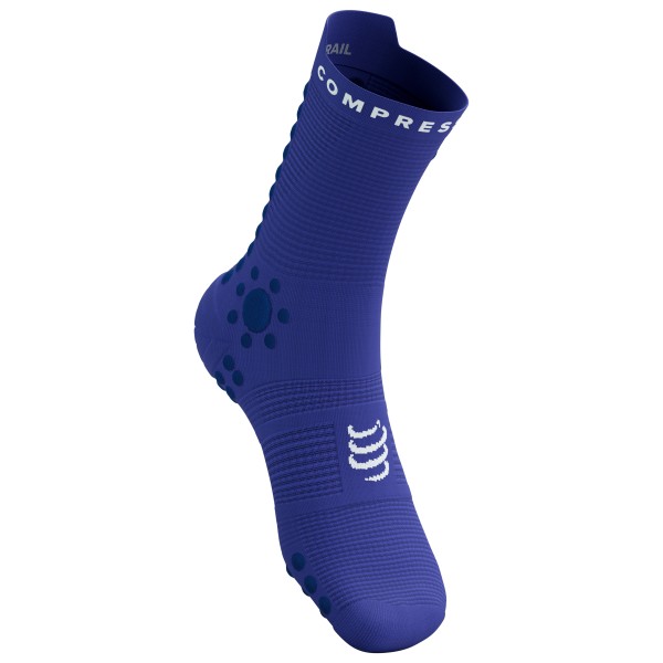 Compressport - Pro Racing Socks V4.0 Trail - Laufsocken Gr T1 - EU: 35-38;T2 - EU: 39-41;T3 - EU: 42-44;T4 - EU: 45-48 grau;schwarz von Compressport