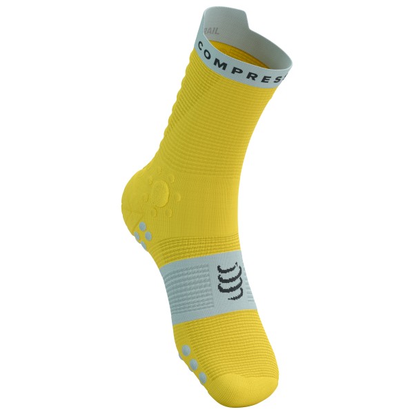 Compressport - Pro Racing Socks V4.0 Trail - Laufsocken Gr T1 - EU: 35-38 gelb von Compressport