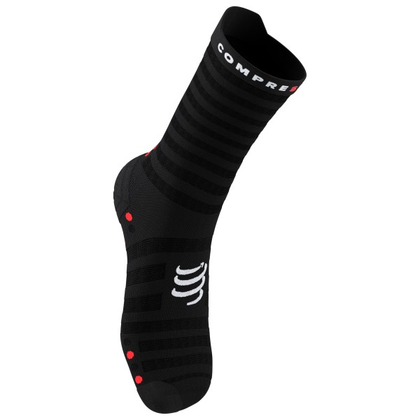 Compressport - Pro Racing Socks V4.0 Ultralight Run High - Laufsocken Gr T1 - EU: 35-38 schwarz von Compressport