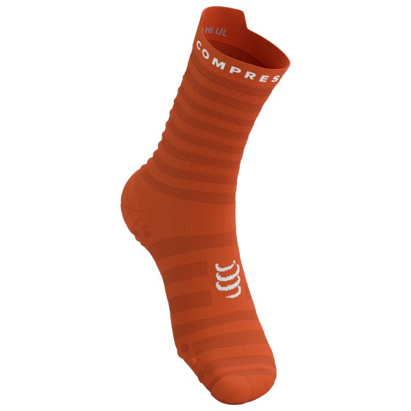 Compressport - Pro Racing Socks V4.0 Ultralight Run High - Laufsocken Gr T3 - EU: 42-44 rot von Compressport