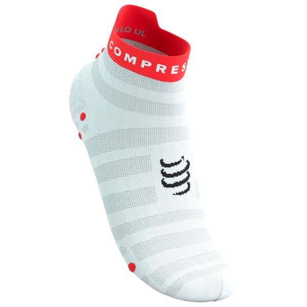 Compressport - Pro Racing Socks V4.0 Ultralight Run Low - Laufsocken Gr T1 - EU: 35-38 grau von Compressport