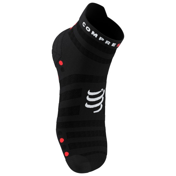 Compressport - Pro Racing Socks V4.0 Ultralight Run Low - Laufsocken Gr T1 - EU: 35-38 schwarz von Compressport