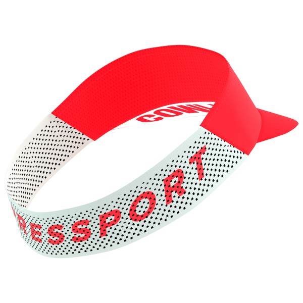 Compressport - Pro Racing Visor - Sonnenvisor Gr One Size rot von Compressport