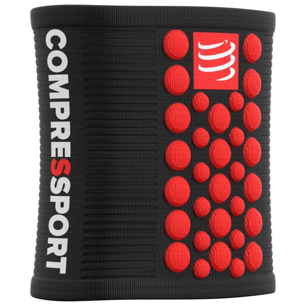 Compressport - Sweatbands 3D.Dots - Schweissband Gr One Size schwarz von Compressport