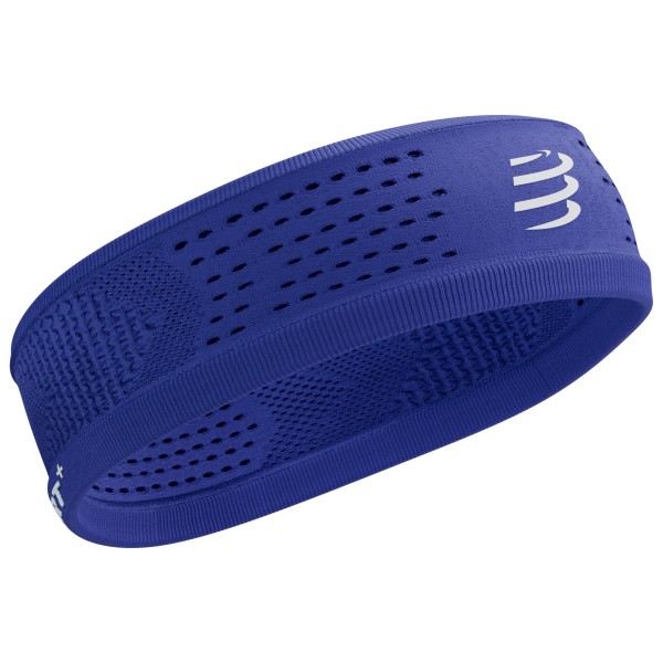 Compressport - Thin Headband On/Off - Stirnband Gr One Size blau von Compressport