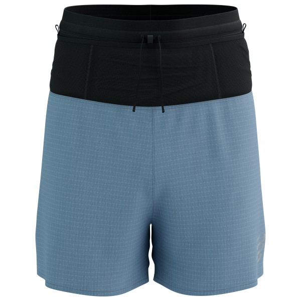 Compressport - Trail Racing Overshort - Laufshorts Gr L;S;XL blau;schwarz von Compressport