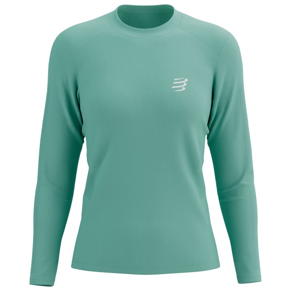 Compressport - Women's Performance L/S T-Shirt - Laufshirt Gr L türkis von Compressport