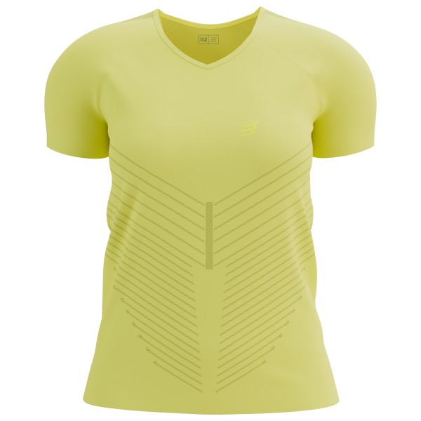 Compressport - Women's Performance S/S - Laufshirt Gr L gelb von Compressport