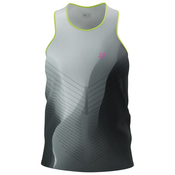 Compressport - Women's Performance Singlet - Laufshirt Gr M;XS grau von Compressport