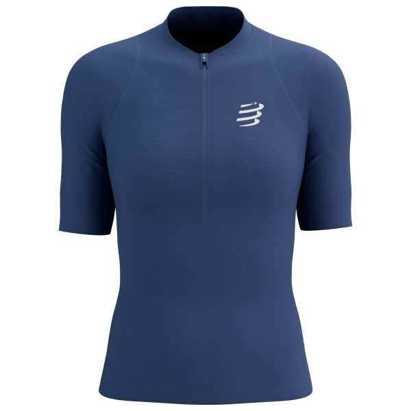 Compressport - Women's Trail Racing Postural S/S Top - Laufshirt Gr L;M;S;XS blau;lila von Compressport