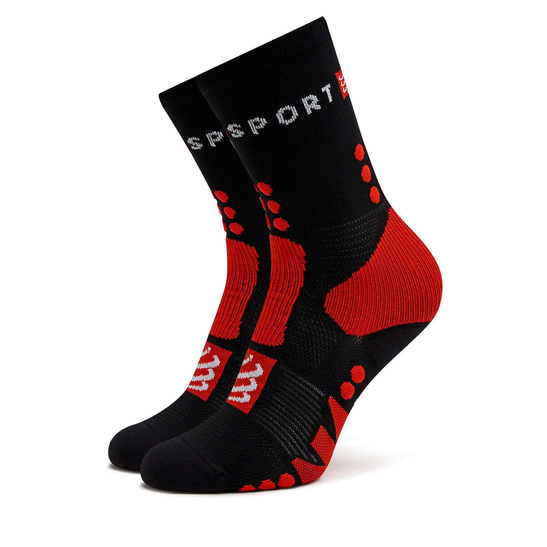 Hohe Unisex-Socken Compressport Hiking SCRU2019017 Schwarz von Compressport