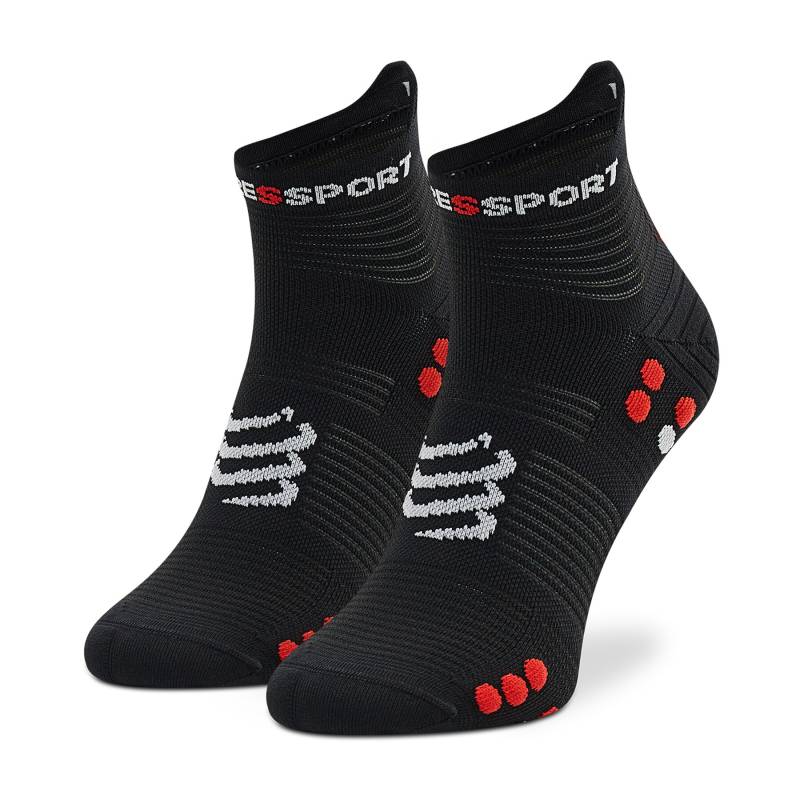 Hohe Unisex-Socken Compressport Pro Racing Socks V4.0 Run Low XU00047B_906 Schwarz von Compressport