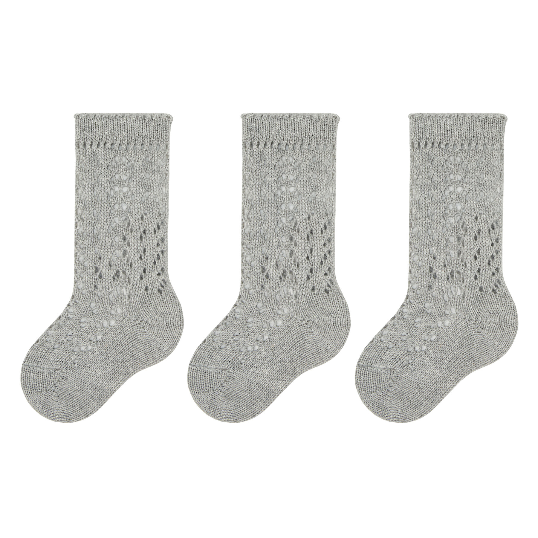 3er-Set hohe Kindersocken Condor 2.518/2 Grau von Condor