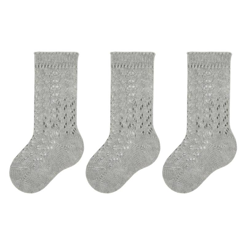 3er-Set hohe Kindersocken Condor 2.518/2 Grau von Condor