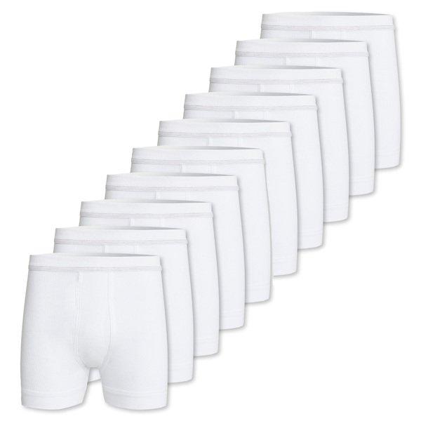 10er Pack Doppelripp - Unterhose Kurz Herren Weiss 4XL von Conta