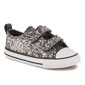 Converse All Star Glitter Mädchen Sneaker Schwarz von Converse