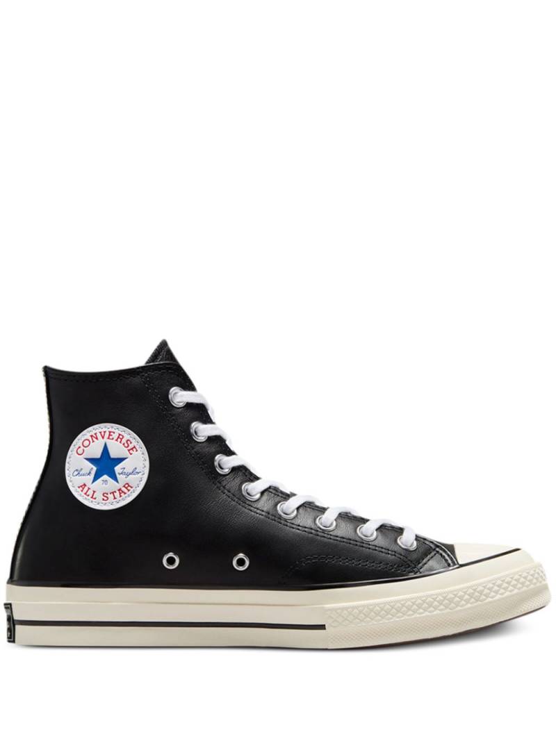 Converse Chuck 70 Leather Hi "Black" sneakers von Converse