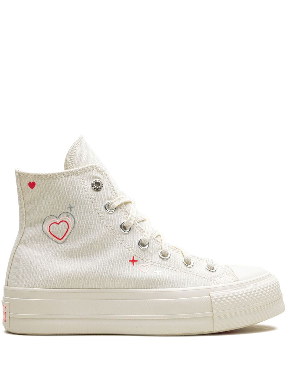 Converse Chuck Taylor All Star Lift Platform High "Y2K Heart" sneakers - White von Converse