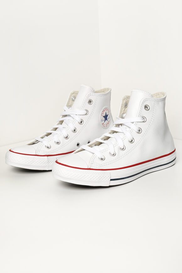 Converse Chuck Taylor Sneaker | Weiss + Rot + Navy | unisex  | EU40 von Converse