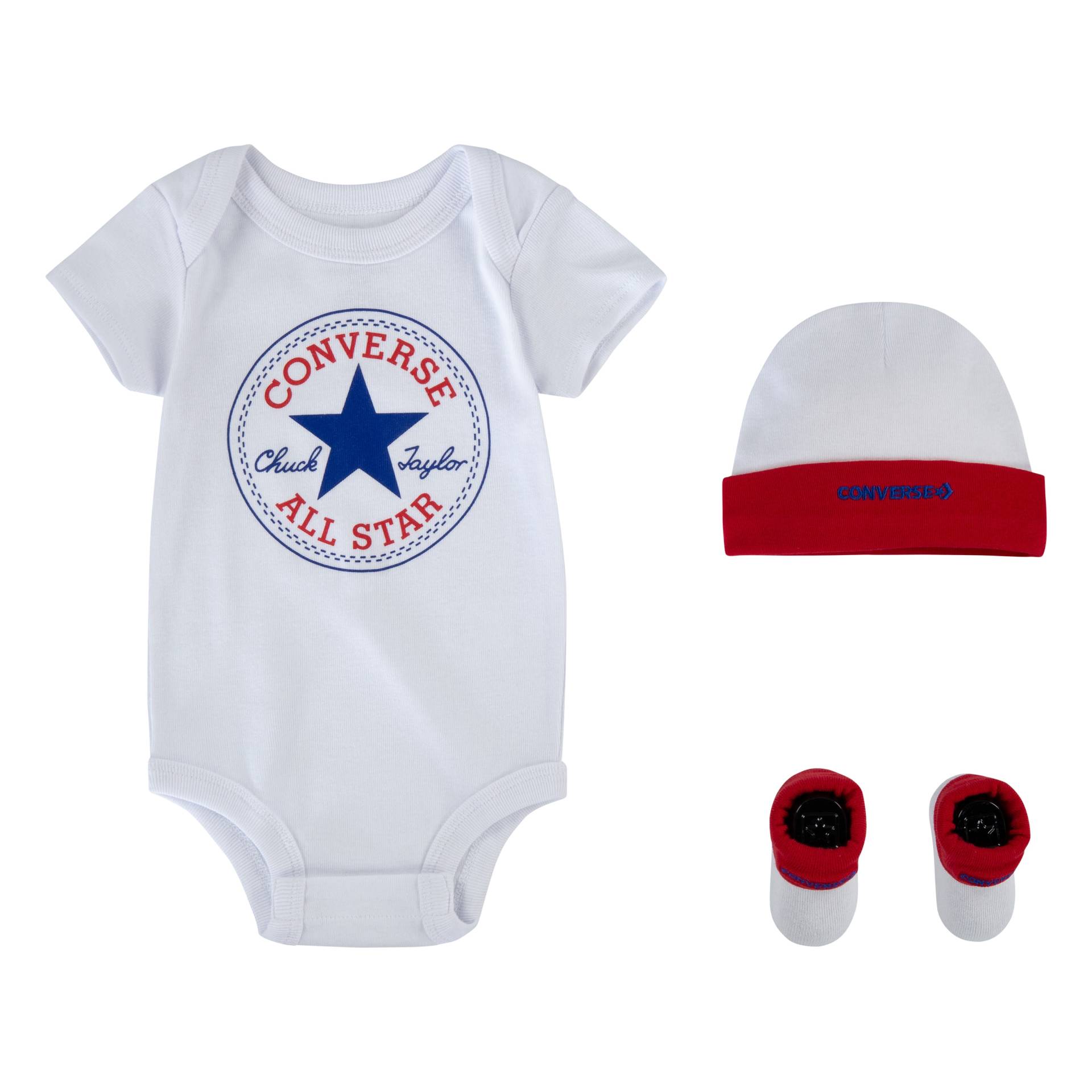 Converse Erstausstattungspaket »CLASSIC CTP INFANT HAT BODYSUIT BOO« von Converse