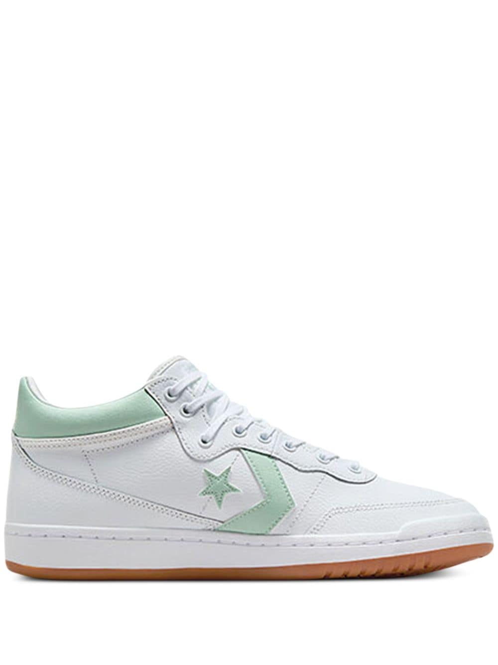 Converse Fastbreak Pro Leather Mid "White/Sticky Aloe" sneakers von Converse