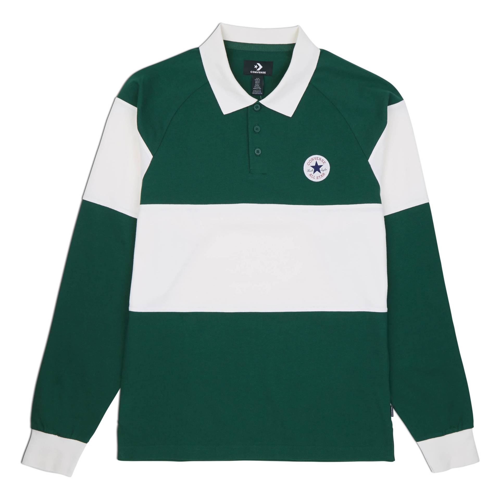 Converse Langarm-Poloshirt »MEN'S CONVERSE MARQUIS RETRO RUGBY POLO« von Converse