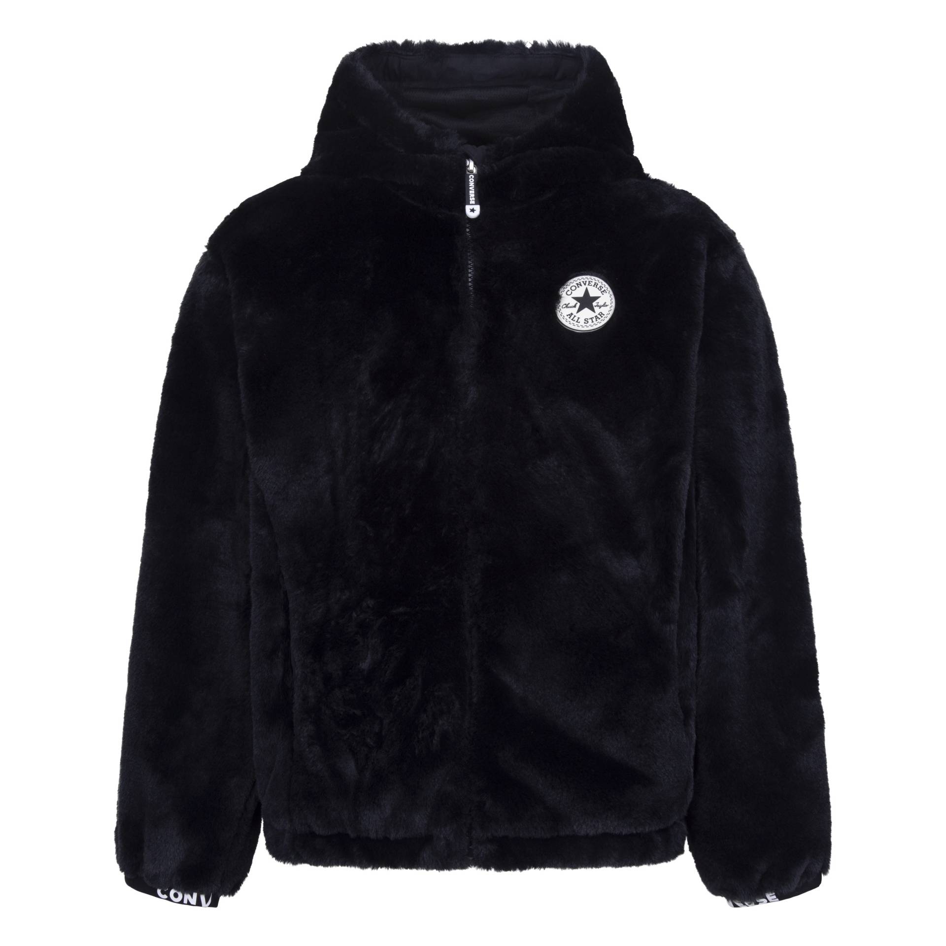 Converse Outdoorjacke »FAUX FUR JKT - für Kinder«, mit Kapuze Converse Outdoorjacke »FAUX FUR JKT - für Kinder«, mit Kapuze von Converse