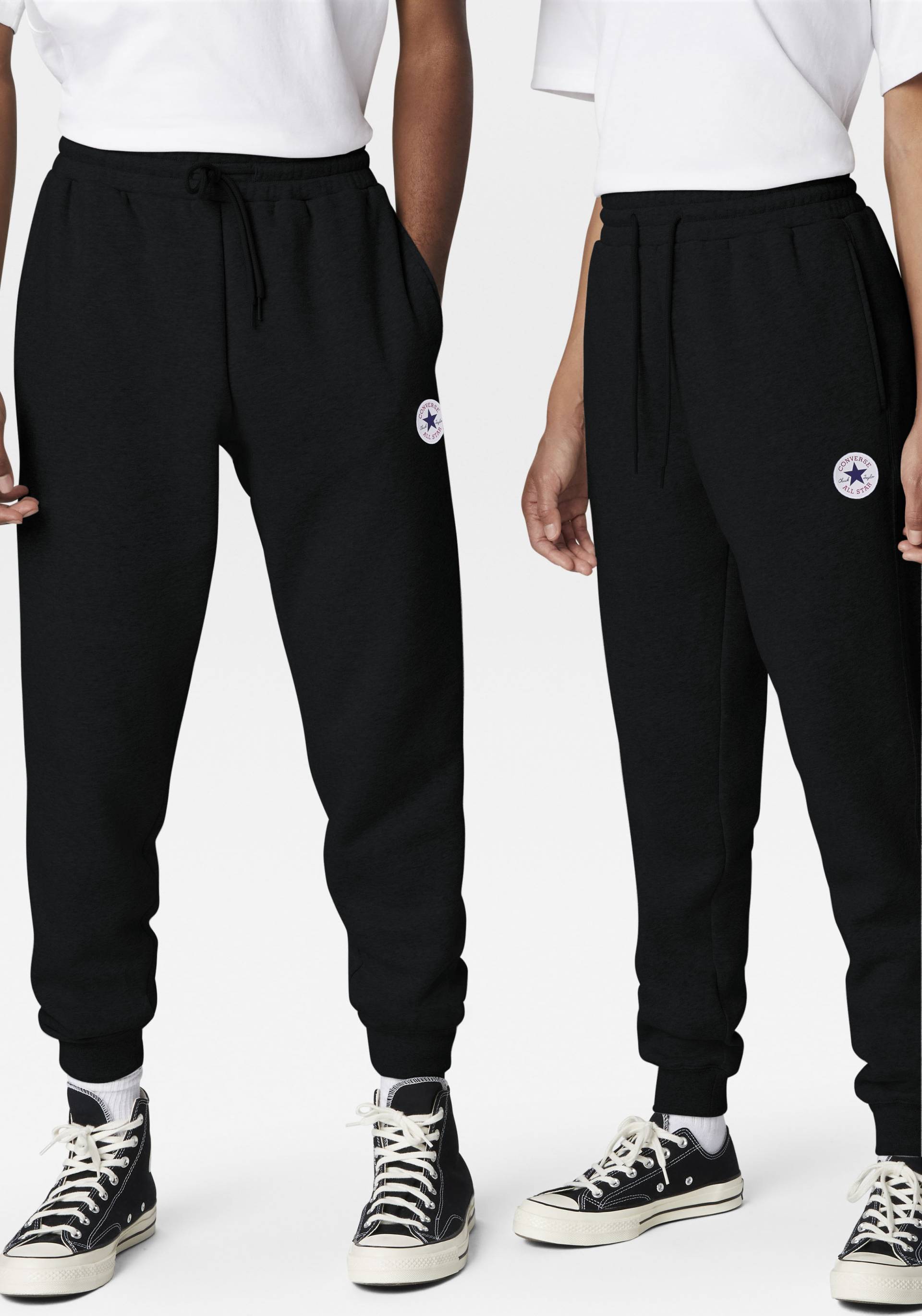 Converse Jogginghose »CONVERSE GO-TO STANDARD FIT CHUCK TAYLOR PATCH PANTS«, (1 tlg.) Converse Jogginghose »CONVERSE GO-TO STANDARD FIT CHUCK TAYLOR PATCH PANTS«, (1 tlg.) von Converse