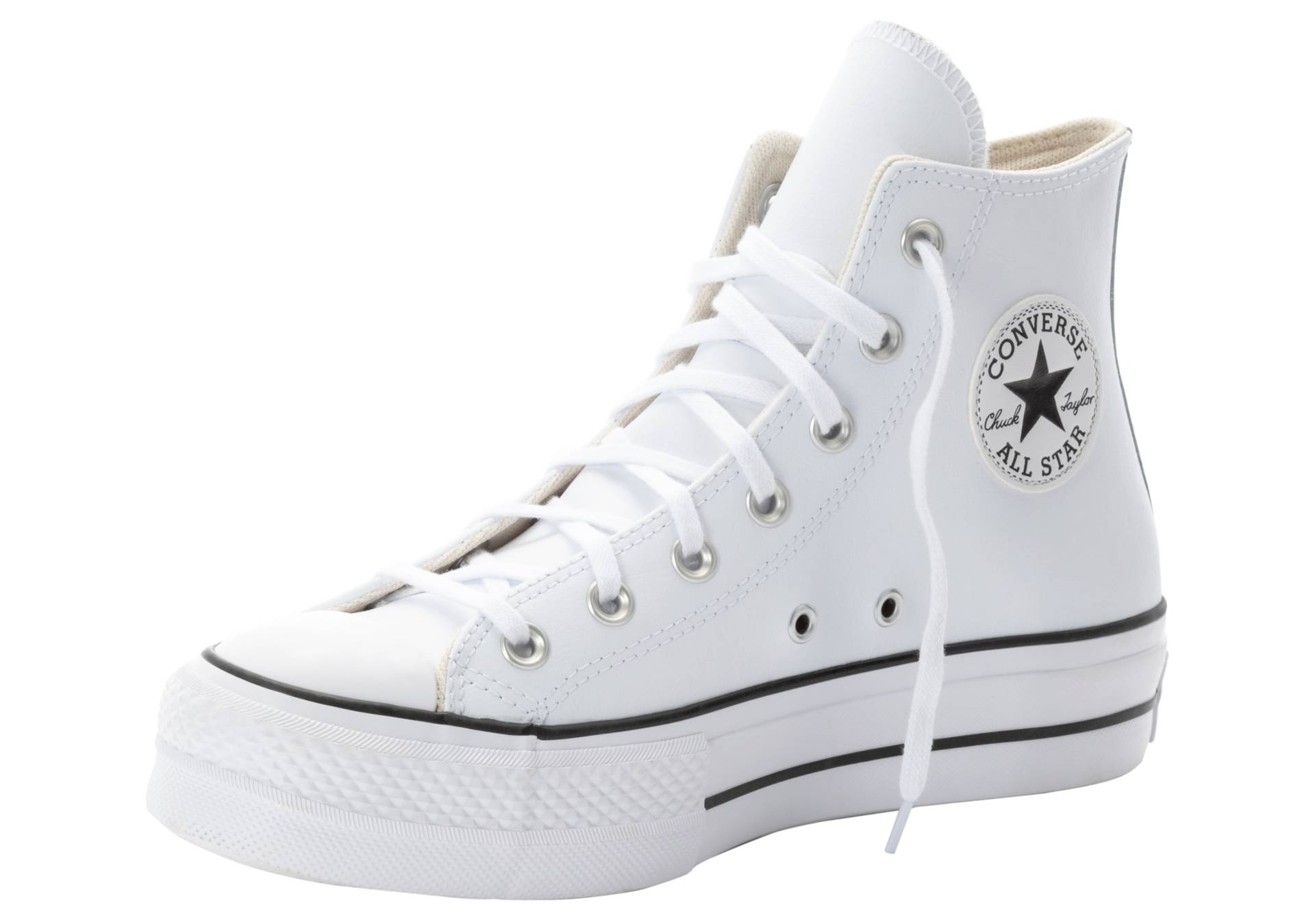 Converse Sneaker »CHUCK TAYLOR ALL STAR LEATHER PLATFORM«, Sneaker aus weichem Leder von Converse