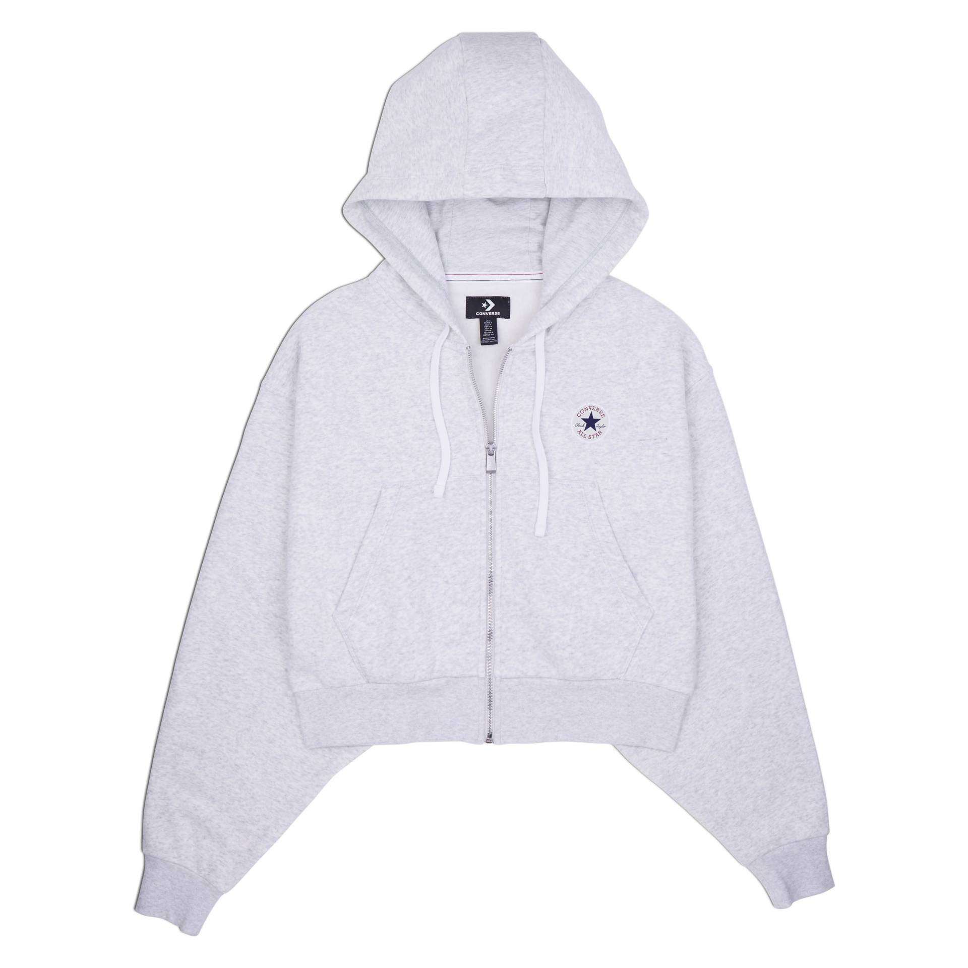 Converse Sweatjacke »WOMEN'S CONVERSE RETRO FULL-ZIP HOODIE«, cropped von Converse