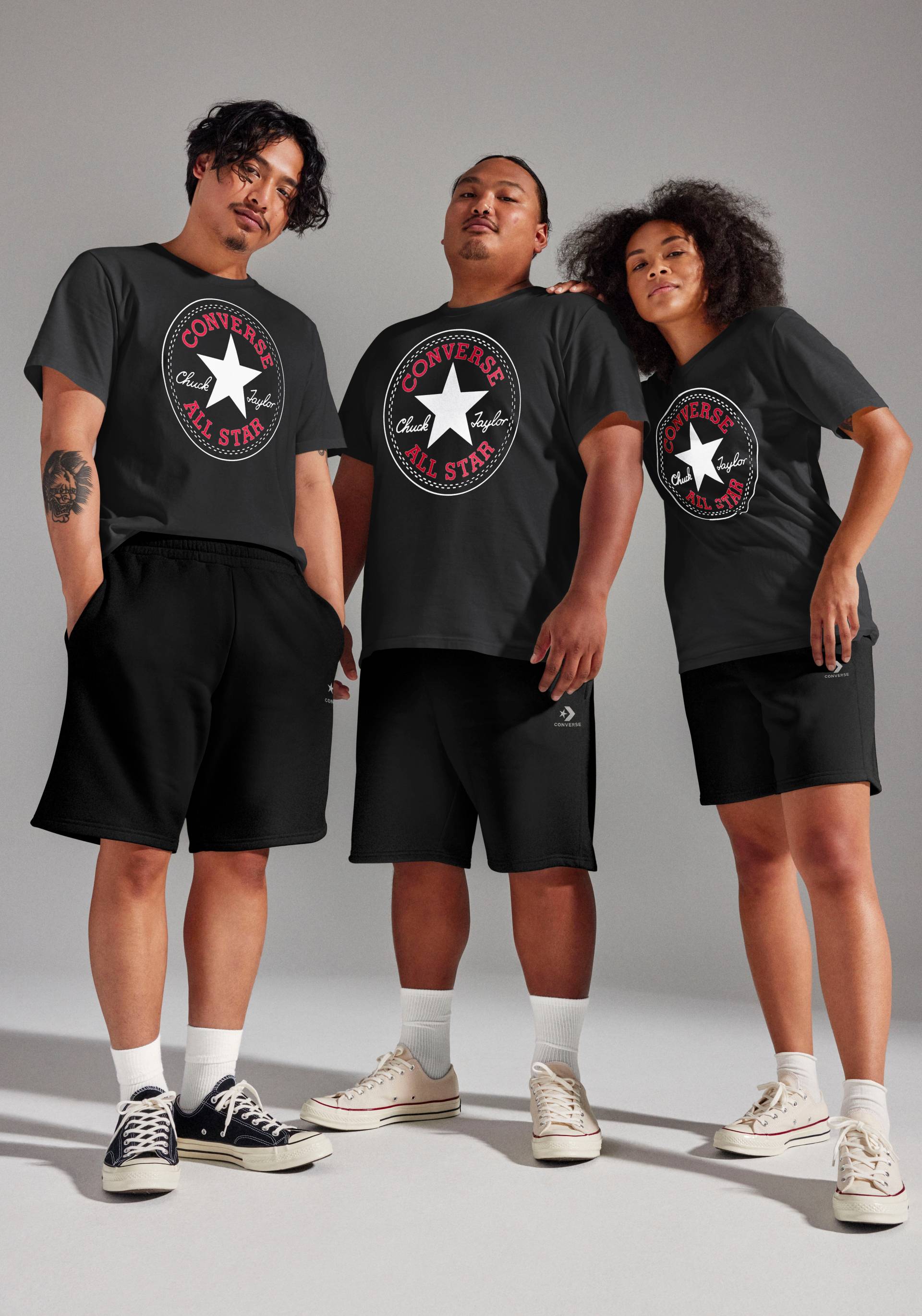 Converse T-Shirt »CONVERSE GO-TO ALL STAR PATCH STANDARD-FIT T-SHIRT«, Unisex von Converse