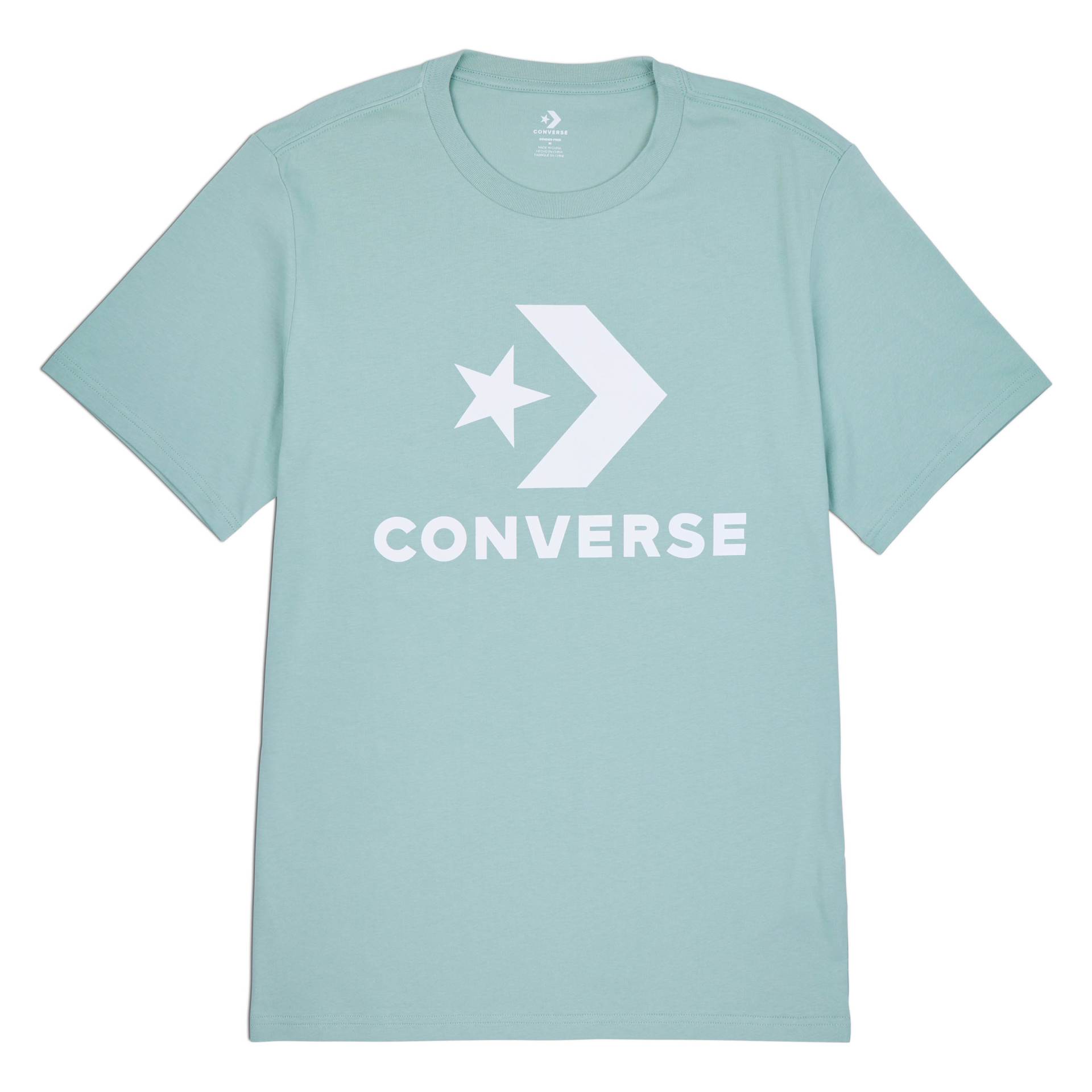 Converse T-Shirt »CONVERSE GO-TO STAR CHEVRON LOGO STANDARD-FIT T-SHIRT«, Unisex von Converse