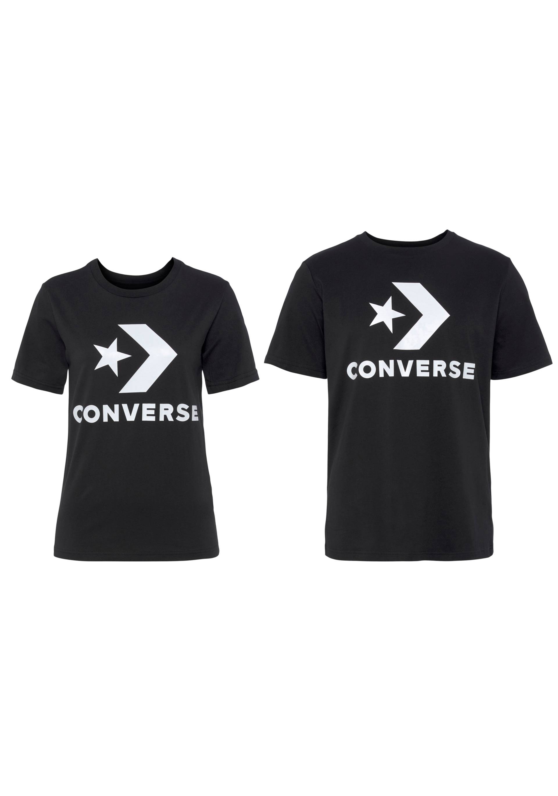 Converse T-Shirt »CONVERSE GO-TO STAR CHEVRON LOGO STANDARD-FIT T-SHIRT«, Unisex von Converse