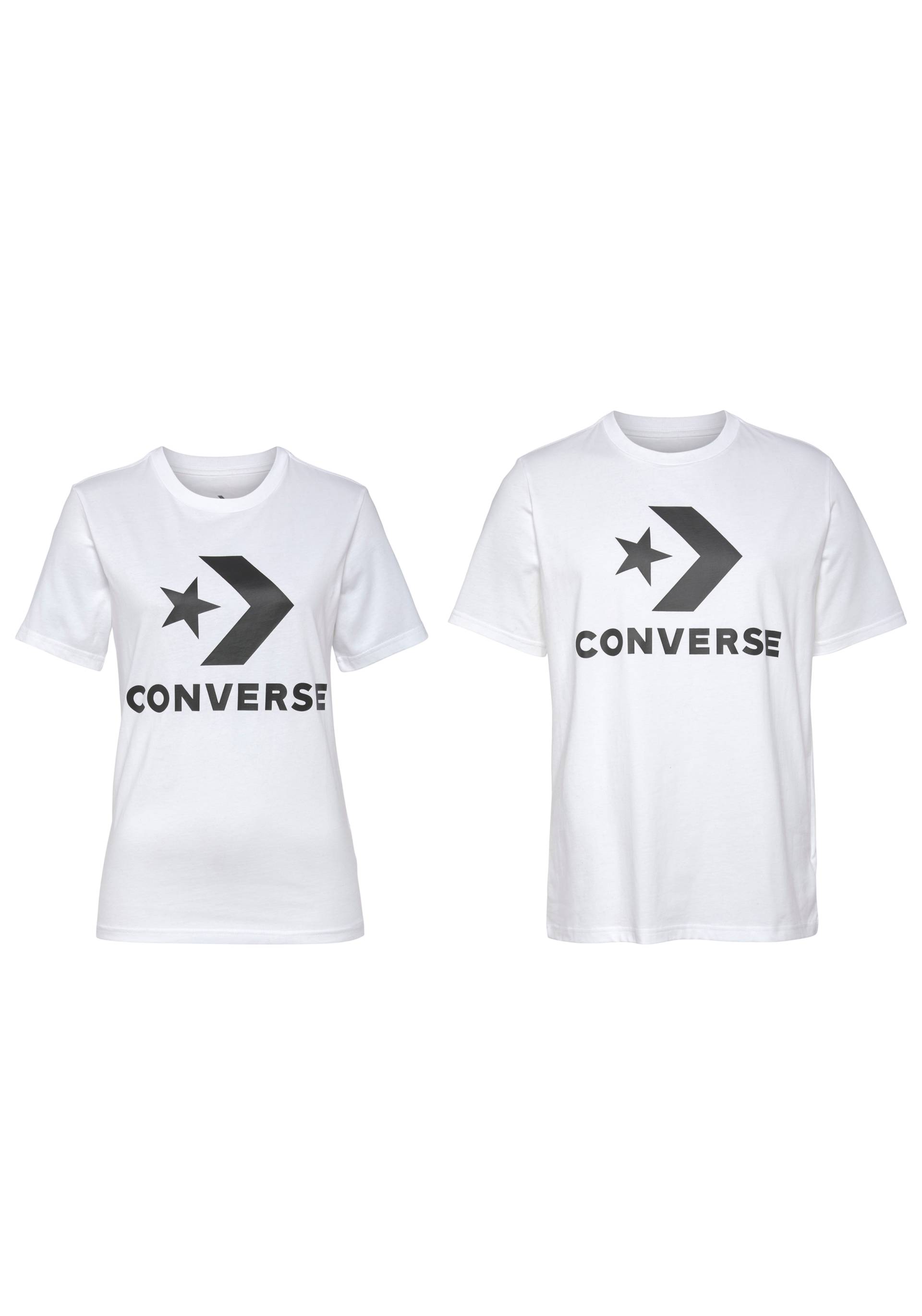 Converse T-Shirt »CONVERSE GO-TO STAR CHEVRON LOGO STANDARD-FIT T-SHIRT«, Unisex von Converse