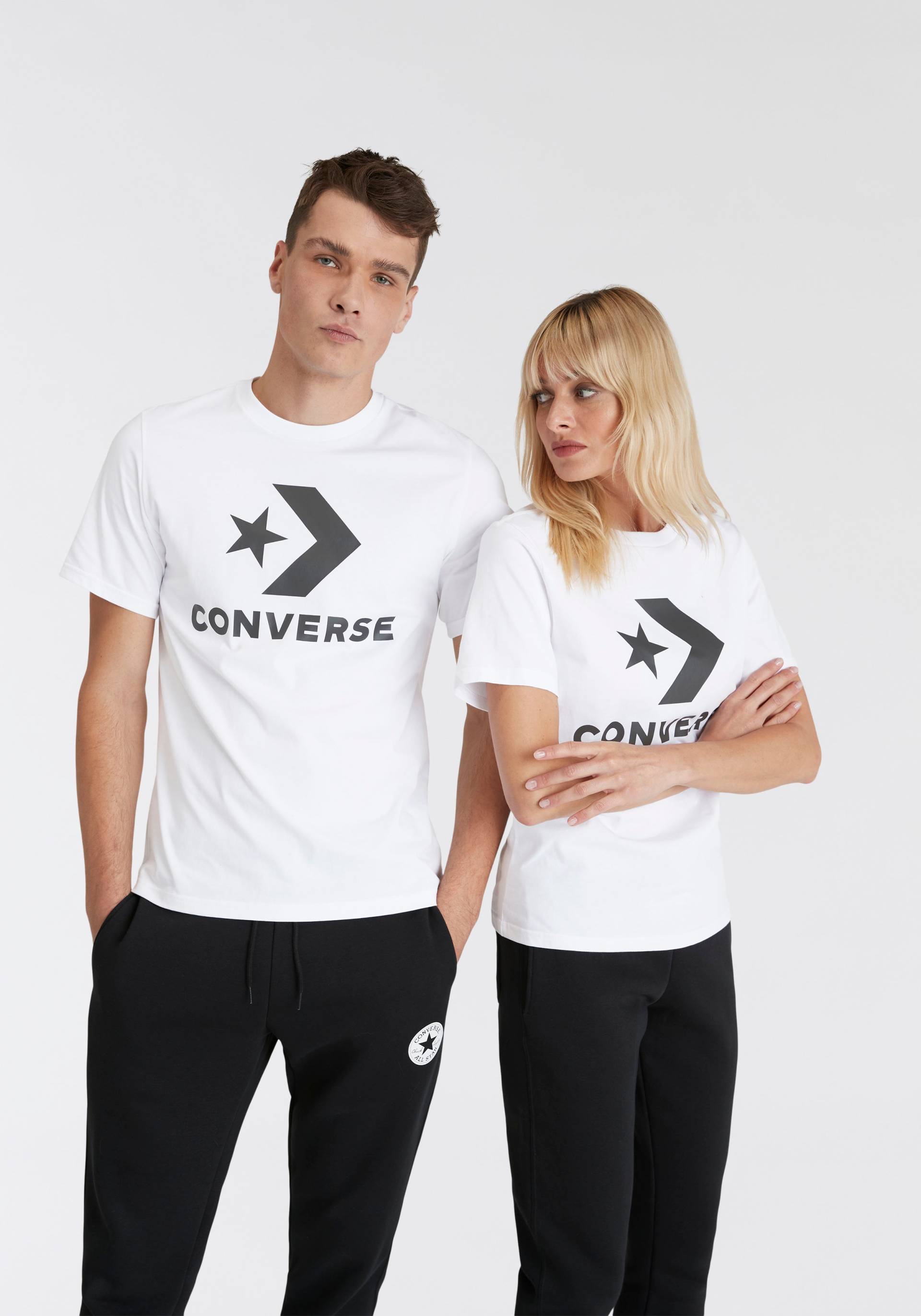 Converse T-Shirt »Unisex GO-TO STAR CHEVRON LOGO STANDARD-FIT«, Unisex von Converse