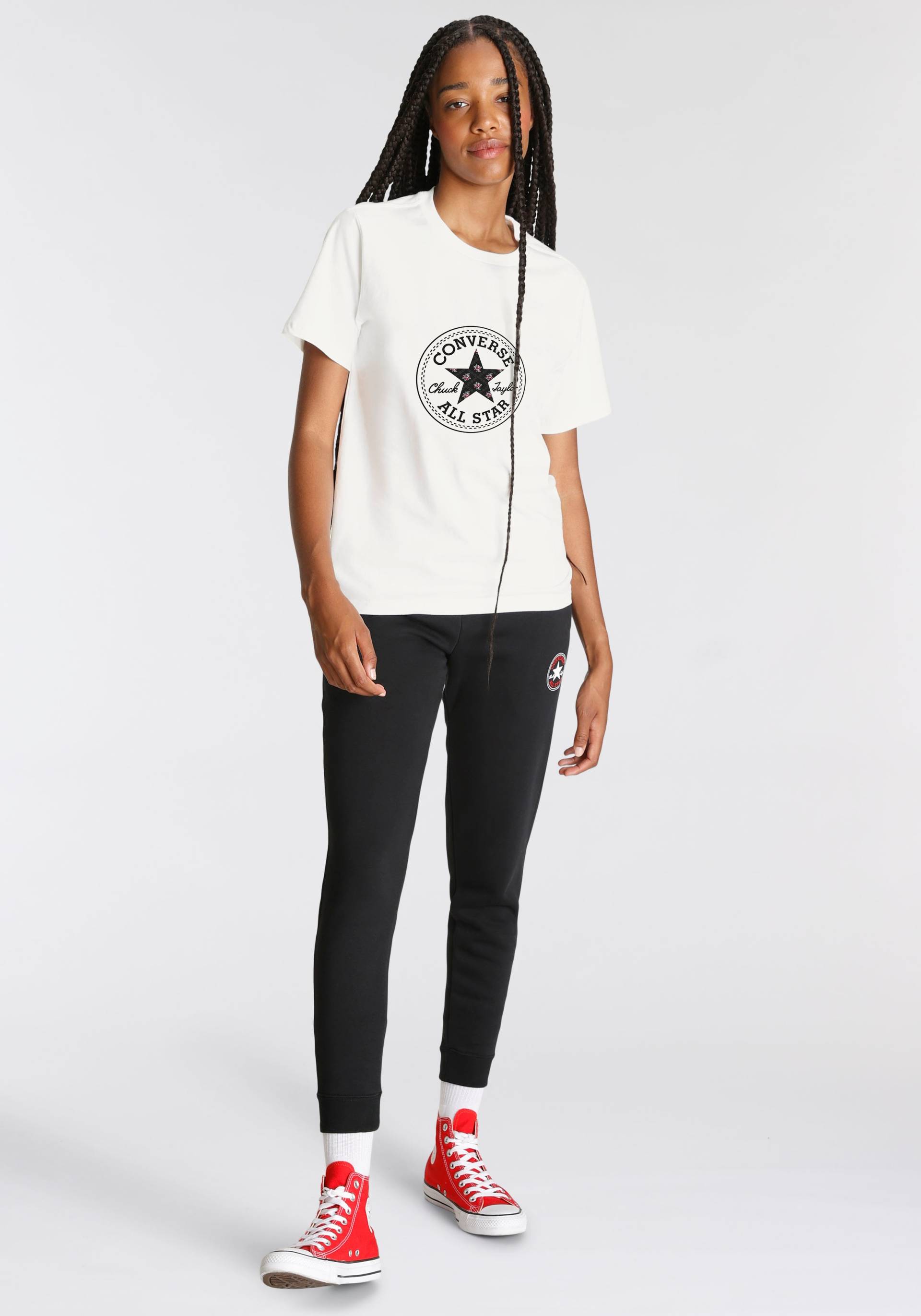 Converse T-Shirt »WOMEN'S CONVERSE CRAFTED CHUCK TAYLOR T-SHIRT«, (1 tlg.) von Converse