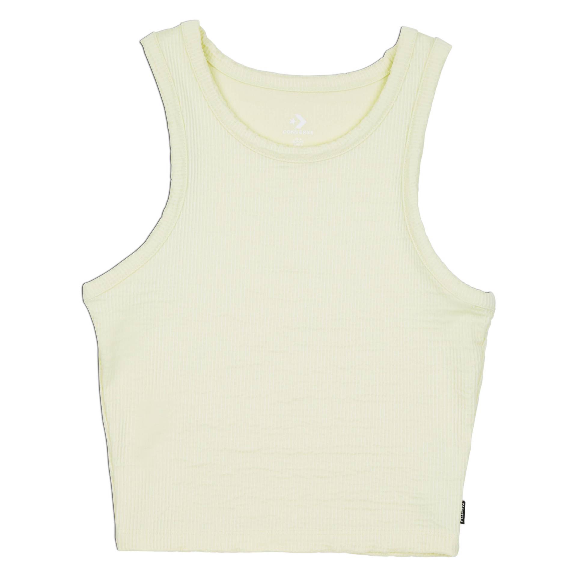Converse Tanktop »CROPPED RIBBED KNIT TANK TOP«, (1 tlg.) von Converse