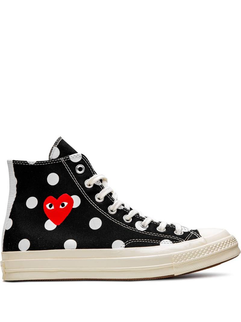 Comme Des Garçons Play x Converse Chuck 70 Hi sneakers - Black von Comme Des Garçons Play x Converse