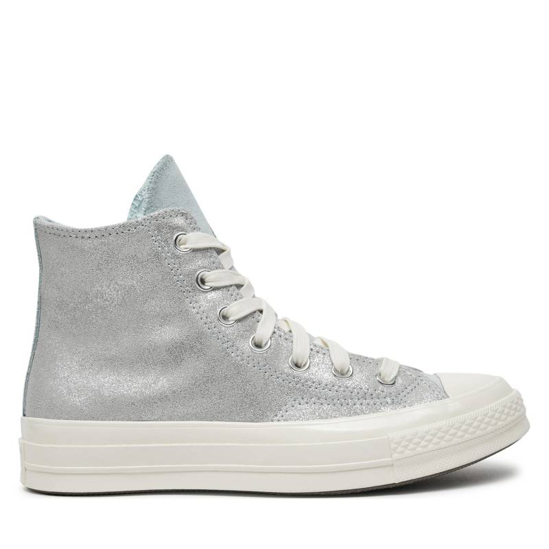 Sneakers aus Stoff Converse Chuck 70 Suede Shimmer A08224C Grau von Converse