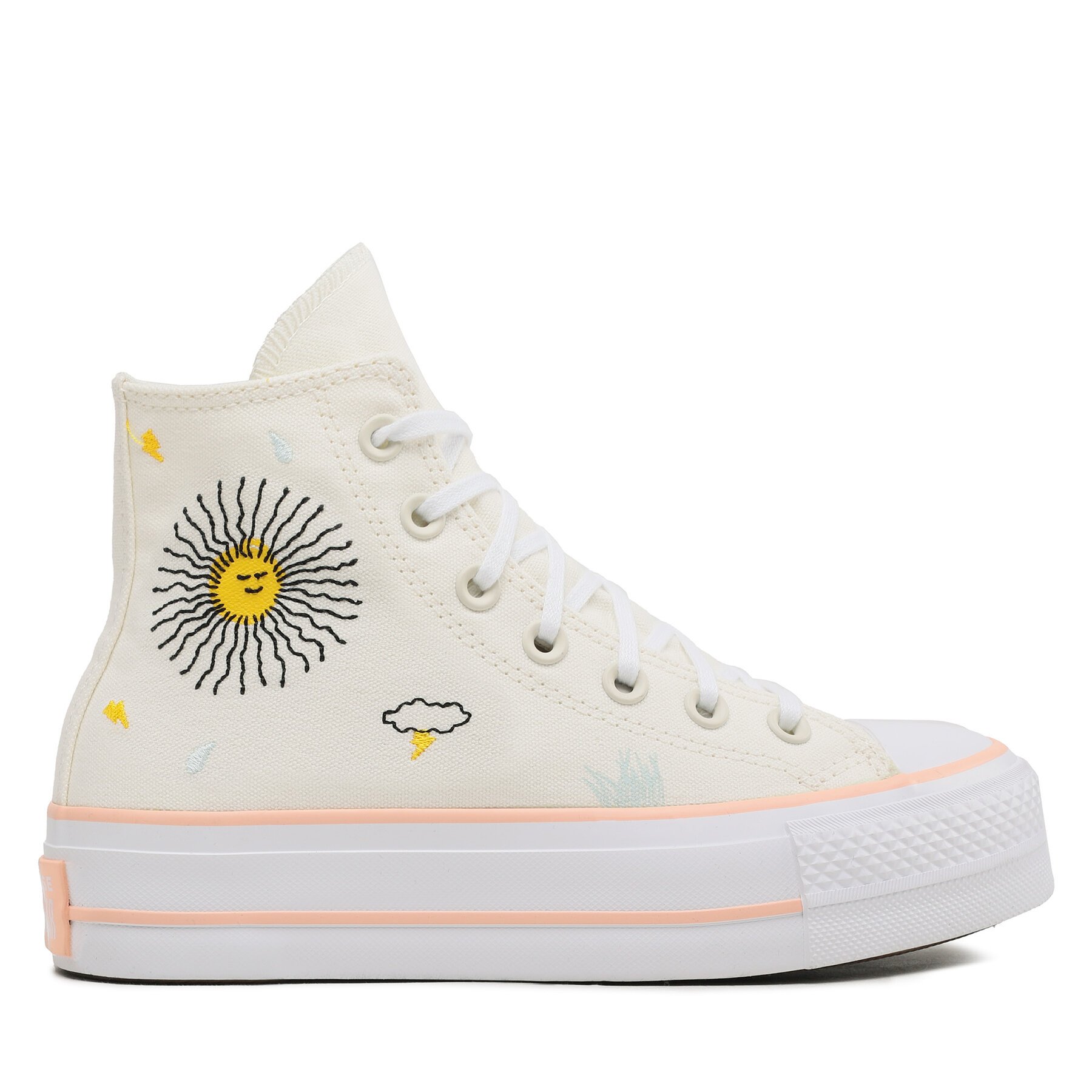 Sneakers aus Stoff Converse Chuck Taylor All Star Lift A03516C Écru von Converse