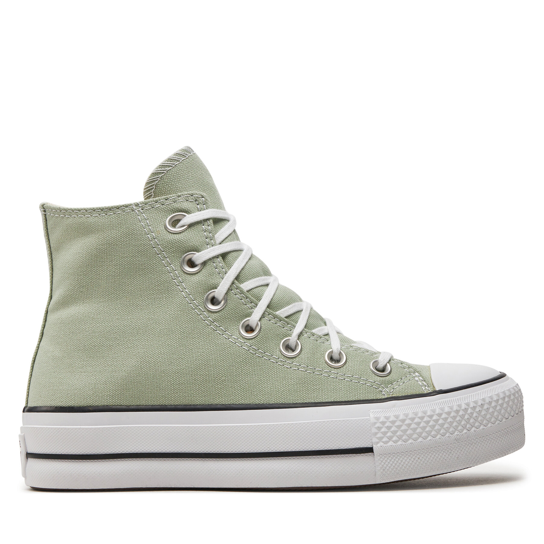 Sneakers aus Stoff Converse Chuck Taylor All Star Lift HI A03541C Grün von Converse