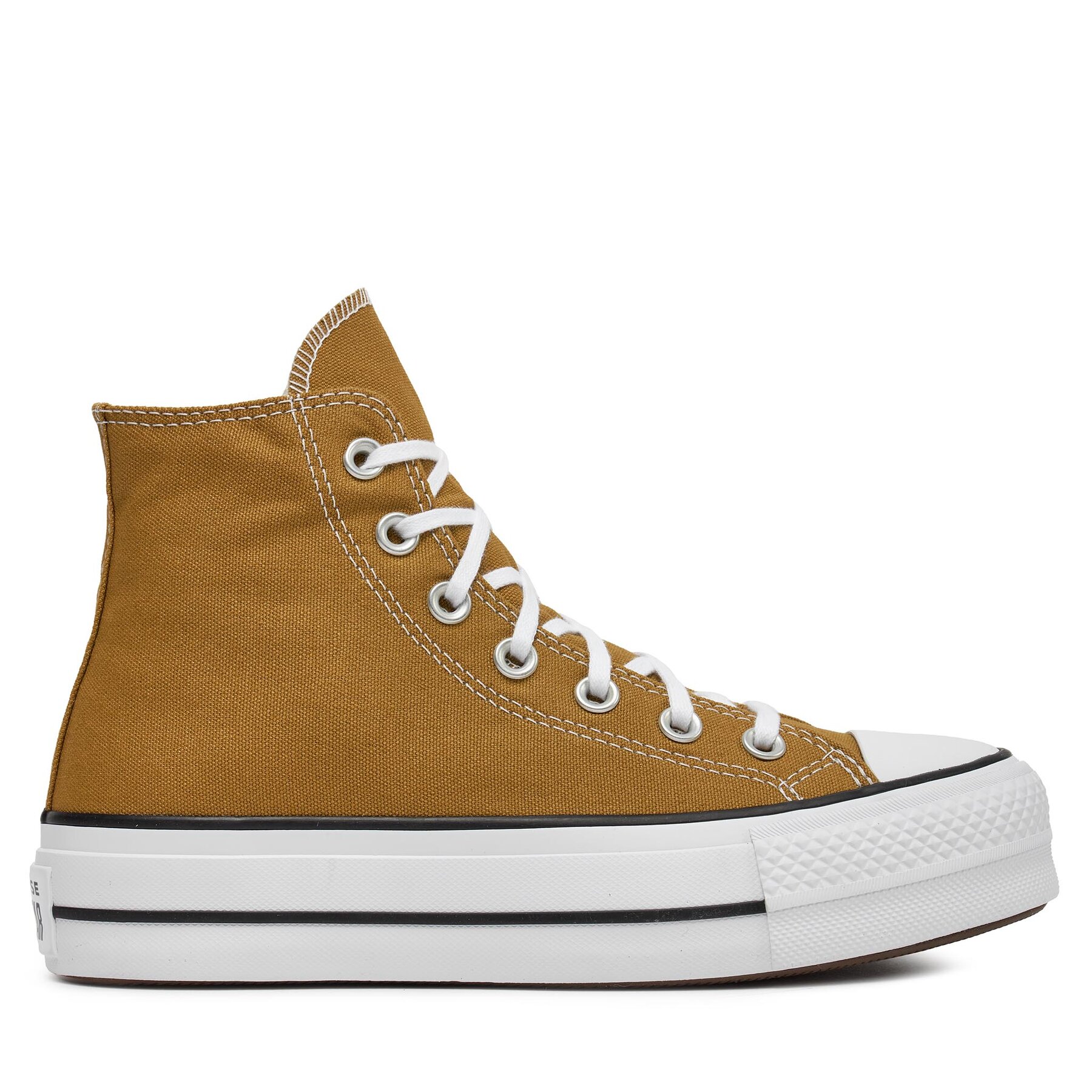 Sneakers aus Stoff Converse Chuck Taylor All Star Lift Platform A07210C Braun von Converse