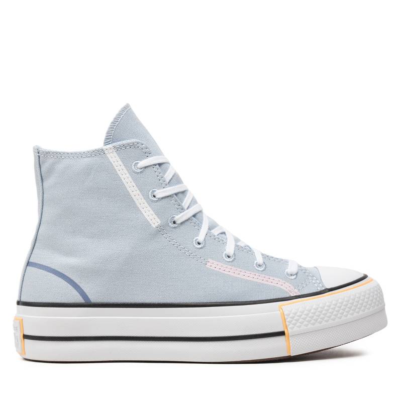 Sneakers aus Stoff Converse Chuck Taylor All Star Lift Platform Color Pop A07596C Blau von Converse