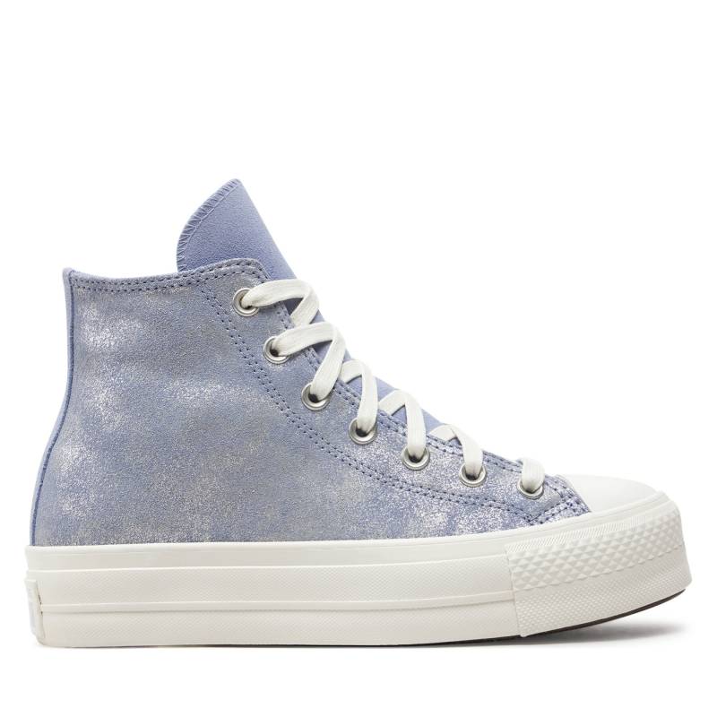 Sneakers aus Stoff Converse Chuck Taylor All Star Lift Platform Suede Shimmer A11549C Violett von Converse