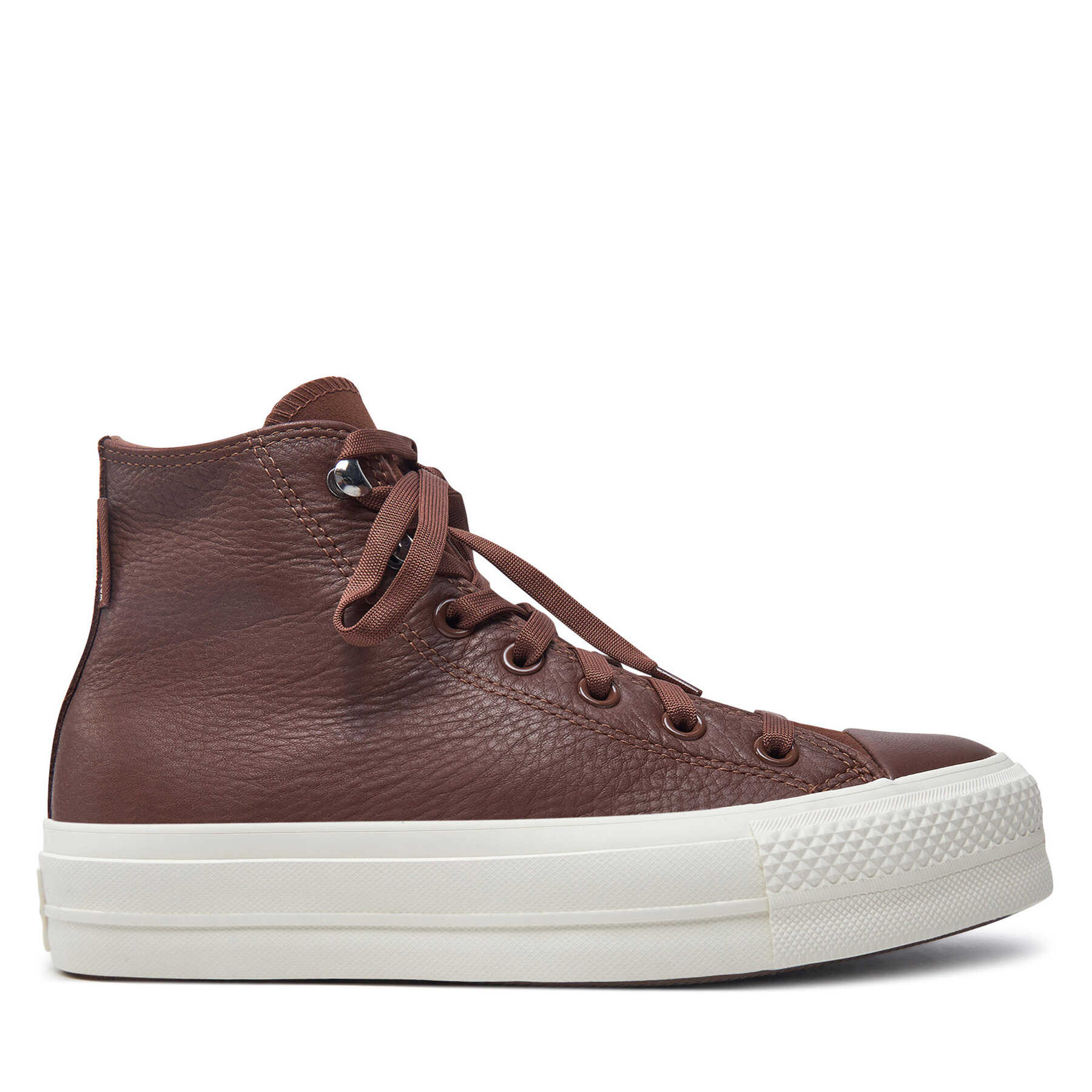 Sneakers aus Stoff Converse Chuck Taylor All Star Lift Platform Water Repellent Leather A10362C Braun von Converse