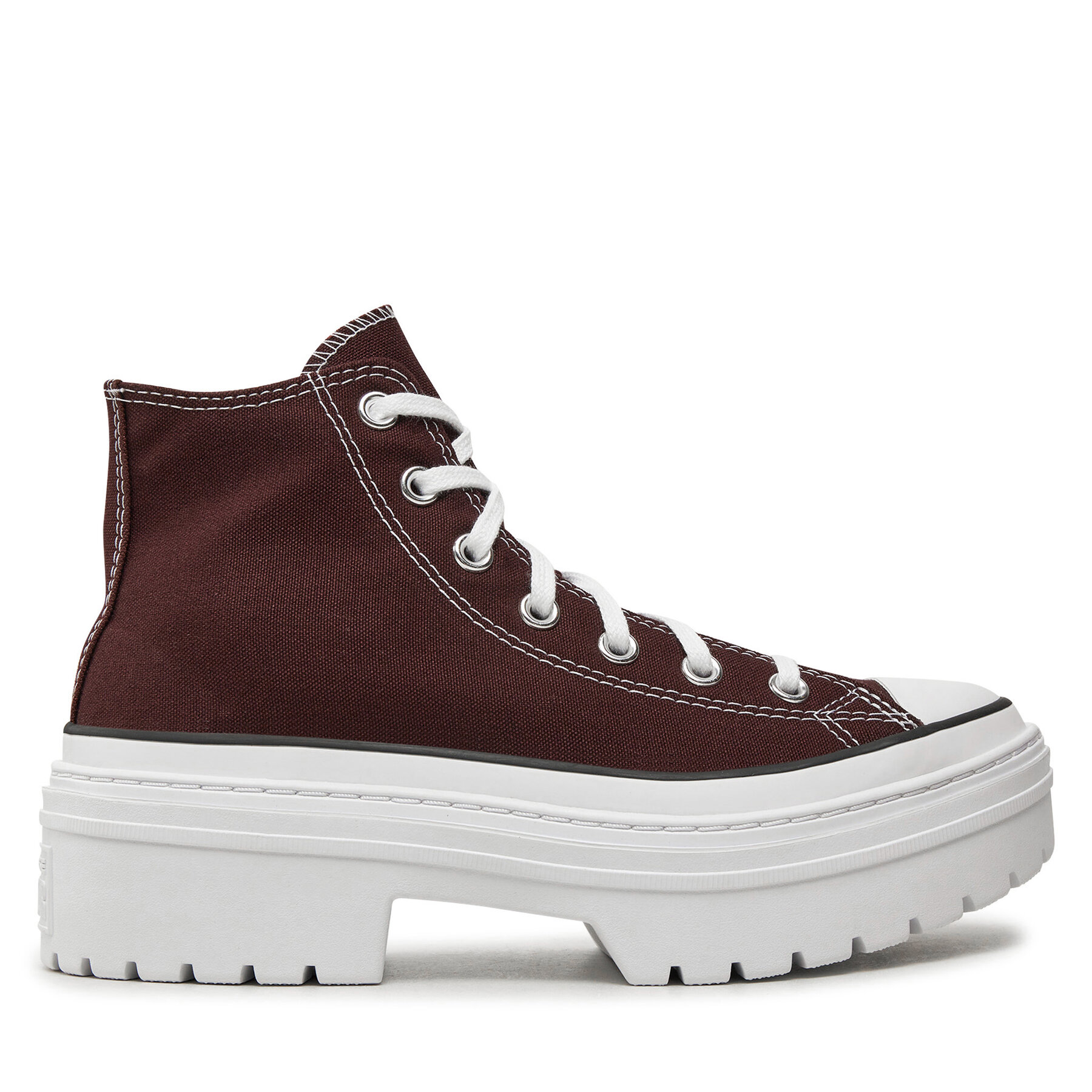 Sneakers aus Stoff Converse Chuck Taylor All Star Lugged Heel A09401C Dunkelrot von Converse