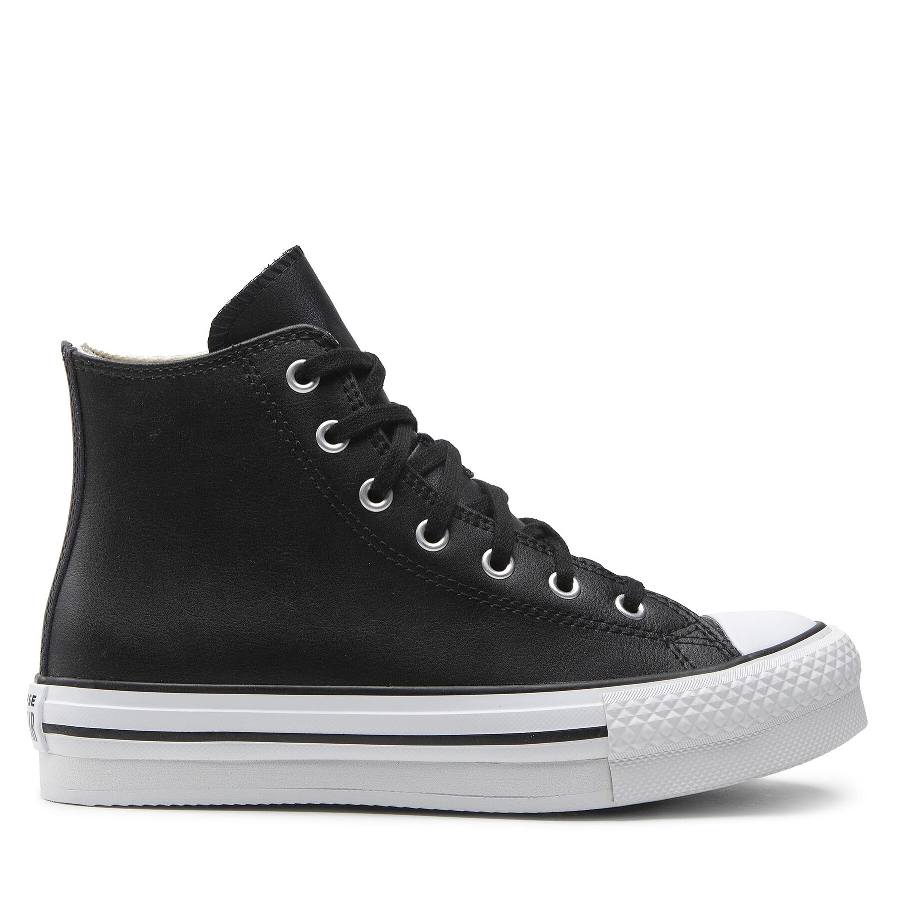 Sneakers aus Stoff Converse Ctas Eva Lift Hi A02485C Schwarz von Converse