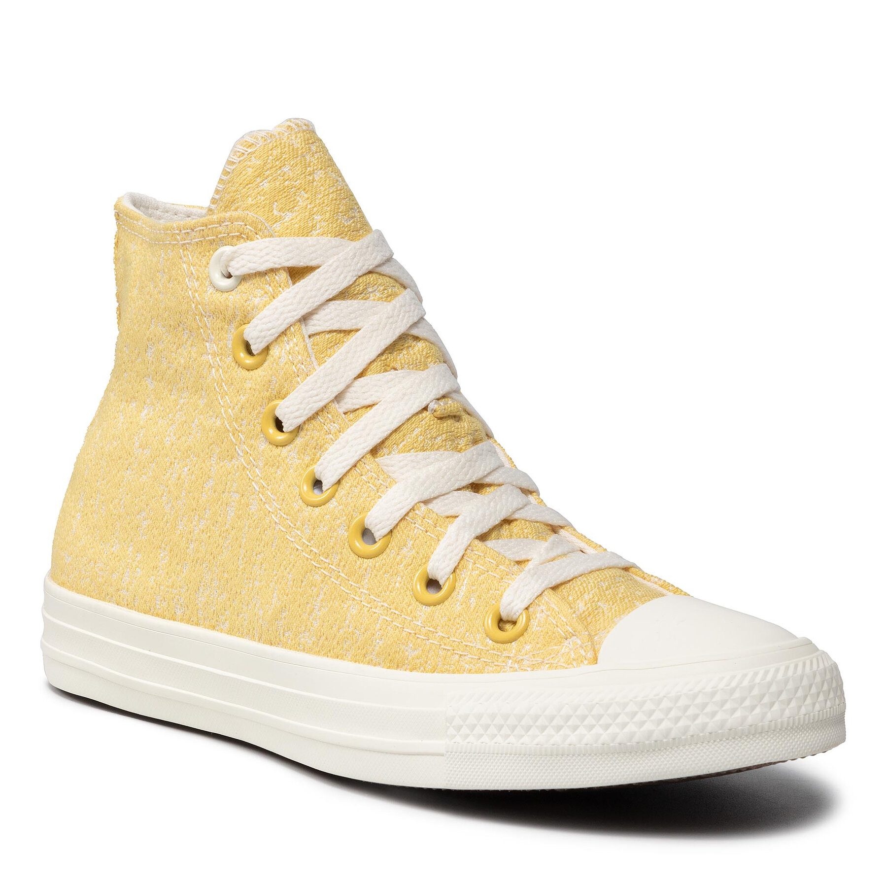 Sneakers aus Stoff Converse Ctas Hi 571358C Gelb von Converse